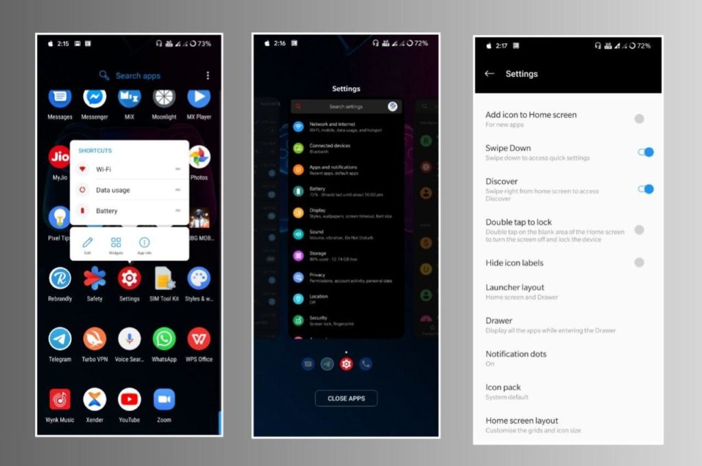 Install oneplus launcher in any android device