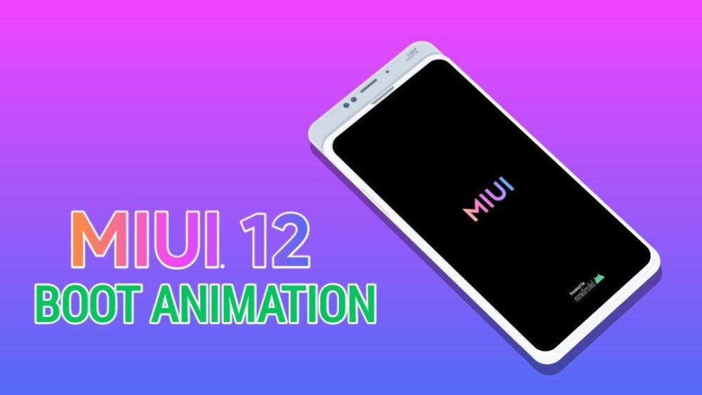 Install MIUI 12 boot animation