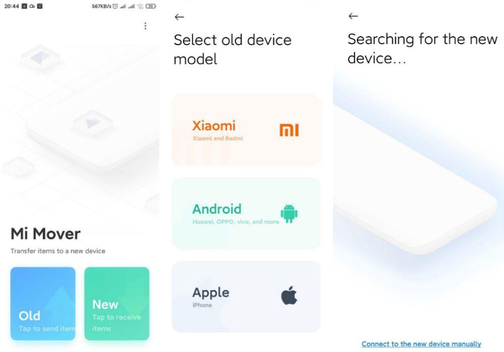 MI Mover v3.0 in MIUI 12 and Horizontal Recent apps