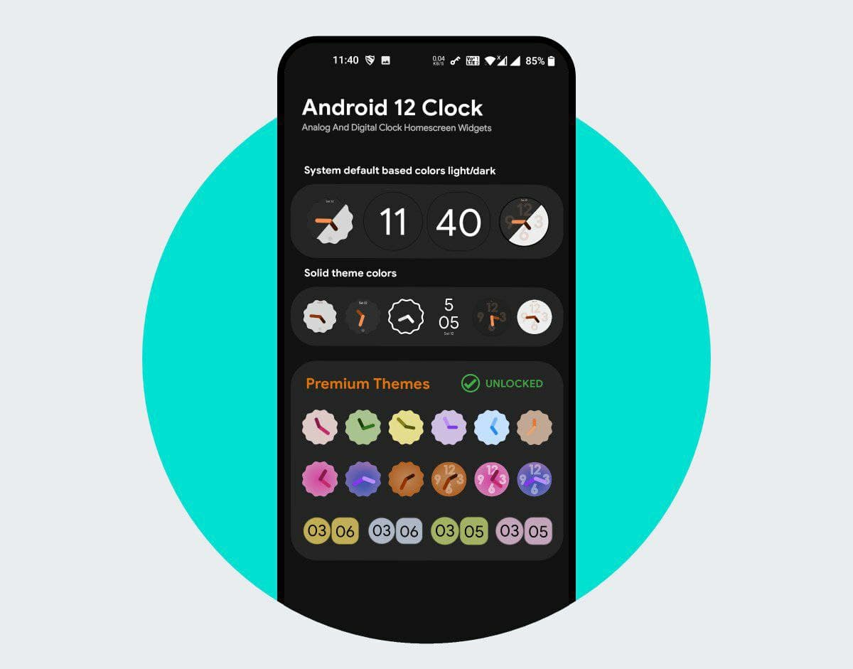 Widget for android