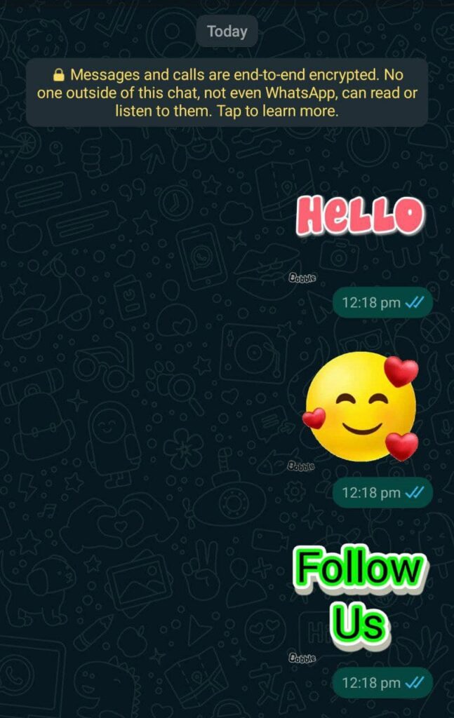 Convert your text into stickers