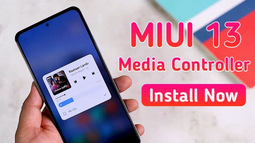 Install MIUI 13 Media Controller in MIUI 12