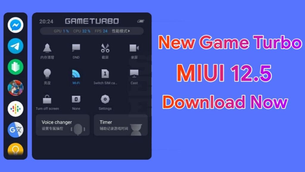 Download New Game Turbo voice changer app on any xiaomi phone