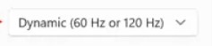 enable dynamic refresh rate in windows 11